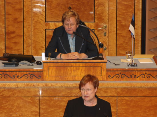 Soome Vabariigi presidendi Tarja Haloneni visiit Riigikokku, 2010